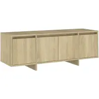 vidaXL Armoire TV Chêne Sonoma 120x30x40,5 cm Matériau dérivé du bois