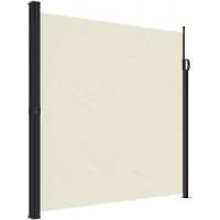 vidaXL Marquise latérale extensible Crème 200x300 cm