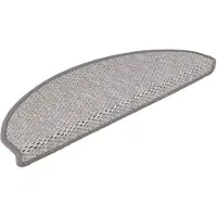 vidaXL Tapis d'escalier autocollants aspect sisal 15 pcs 65x21x4 cm