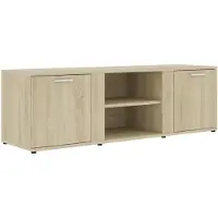 vidaXL Armoire TV Chêne Sonoma 120x34x37 cm Bois composite