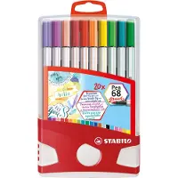 Stabilo Marqueurs Magiques - Pen 68 Brush - 20 pces - Multicolor - - UneTaille - Marqueur