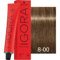 Schwarzkopf Professional Igora Royal Cools Coloration permanente 60 ml 8-00 Light Blonde Natural Extra