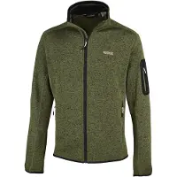 Regatta Veste en polaire 'Newhill' vert foncé / noir / blanc