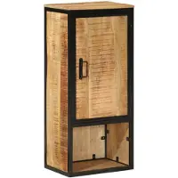 vidaXL Armoire de salle de bain 40x27x90 cm bois massif mangue et fer