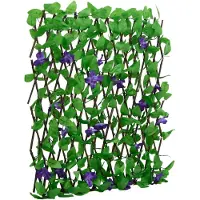 vidaXL Treillis avec lierre artificiel 5 pcs. Extensible 180x70 cm