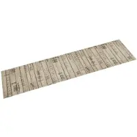 vidaXL Tapis de cuisine lavable impression de clôture 60x300cm velours