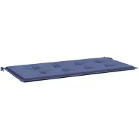 vidaXL Housse de banc de jardin bleu marine 120x50x3 cm tissu Oxford