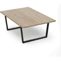 Blumfeldt Bearsdon Plateau de table en bois - Plateau durable, 120 x 80 cm, résistant aux rayures & à la chaleur, idéal pour salle à manger - Finition pin moderne, style industriel & minimaliste