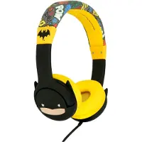 OTL TECHNOLOGIES Casque Audio Pour Enfants Batman Chibi Style Avec Oreilles