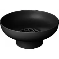 Blomus Vase MIYABI, couleur noire, taille M, en céramique, référence 66627. Article exclusif