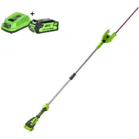 Greenworks G40PHAK2 - Set taille-haie à batterie Li-Ion 40V (1x 2,0Ah)