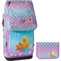 BBM Lego - Optimo Starter School Bag W. Gym Bag & Pencil Case - Mermaid (20254-2304)