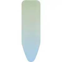 Brabantia Housses de table à repasser, taille B (124 x 38 cm), avec mousse de 2 mm, bleu-vert