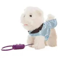 Big Buy Cooking Peluche articulée Dog Blanc 22 cm (22 cm)