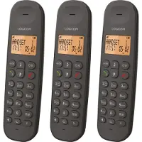 Logicom Téléphone fixe sans fil - - DECT ILOA 350 TRIO - noir - sans répondeur