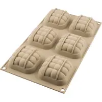 Silikomart Moule À Gâteau Fantaisie Silikomart Mini Eleganza X 6
