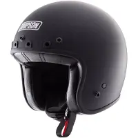 Simpson Chopper Solid, casque ouvert ,Noir Mat ,M