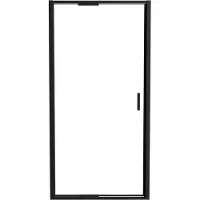 Luca Varess Vidor In porte pivotante 100 cm x 190 cm verre transparent profil noir mat