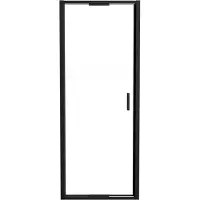 Luca Varess Vidor In porte pivotante 80 cm x 190 cm verre transparent profil noir mat