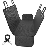 Strex Couverture pour chien Siège arrière et coffre de la voiture - 137 x 147 CM - Housse de protection - Tapis pour chien - Tapis de voiture Siège arrière - Laisse pour chien et sac de rangement