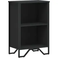 vidaXL Bibliothèque noir 50x31x74,5 cm bois d'ingénierie