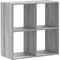 vidaXL Bibliothèque sonoma gris 68,5x32x68,5 cm bois d'ingénierie