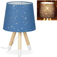 Relaxdays Lampe de table chambre d'enfants étoiles