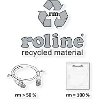 Roline Câble patch RM UTP DataCenter Cat.6A (Class EA), slim, blanc, 3 m