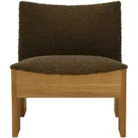 New Works Tenon Chaise Lounge Natural Oak w. Mocha