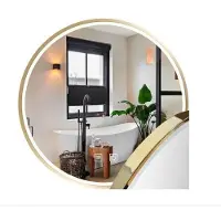 REA Miroir Led Tutumi Led Mmj 80cm Gold