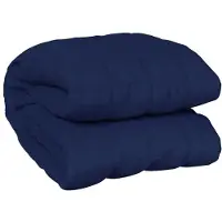vidaXL Couverture lestée Bleu 235x290 cm 11 kg Tissu