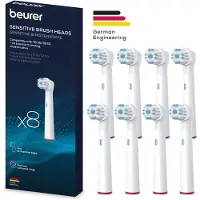 Beurer 10139 8 Sensitive Zahnbürstenaufsätze