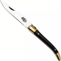 Laguiole LA127EB Ebony Wood, poli, couteau de poche, 7 cm