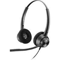 HP POLY EncorePro 320 with Quick Disconnect Binaural Headset TAA Avec fil Arceau Bureau/Centre d'appels USB Type-A Noir