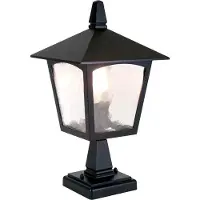 Elstead Lighting Lampadaire d'extérieur York 1xE27 noir Elstead BL7-BLACK