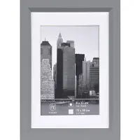 Henzo Cadre 13x18 Metallica gris -