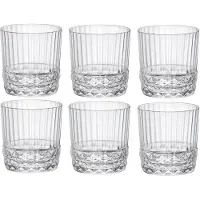 Bormioli Rocco America '20s whiskyglas 37 cl set van 6