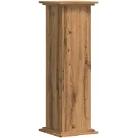 vidaXL Support pour plantes Artisan-Chêne 33x33x100 cm Bois composite
