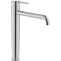 Blaufoss Round robinet de lavabo réhaussé chrome brillant