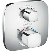 Hansgrohe Ecostat E Thermostat encastré set de finition 2 consommateurs chrome