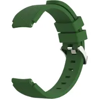 IMoshion Bracelet en silicone souple - Connexion universelle 22 mm - Vert foncé