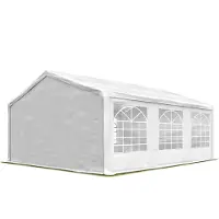 TOOLPORT Tente de réception 4x6m Tente réception solide PVC 600 N Bâche étanche et montage rapide