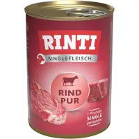 Rinti Singlefleisch Beef Pure - nourriture monoprotéinée au boeuf - 400 g