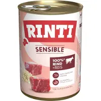 Rinti Sensible - Boeuf et riz - 6x400 g