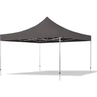 TOOLPORT 4x4 m Tonnelle pliante Alu, PES 800, crème