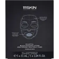 111SKIN Masque de traitement du diamant noir cleste et rafrachissant | Anti-ge | Tone serrer le teint retexturis | Fragrance gratuite | Ensem