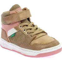 Kickers Baskets montantes enfant Kickado garcons - Beige - 24