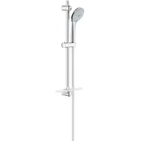 GROHE Ensemble de barre de douche Euphoria 600 mm avec massage, porte-savon, chrome, 1 pièce.