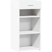 vidaXL Sideboard Blanc 45x42,5x93 cm Bois composite
