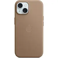 Apple iPhone 15 FineWoven Back Cover avec MagSafe Taupe